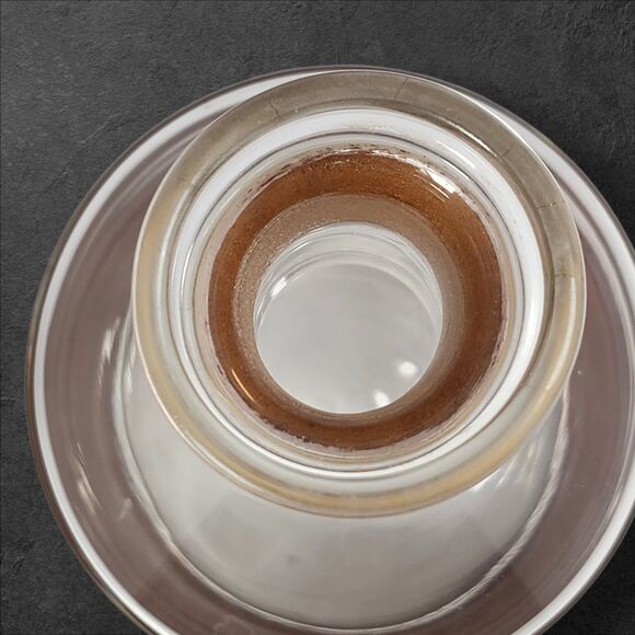 Vintage Culver Tortoiseshell Decanter with Stopper 22K Gold Barware Brown - Picture 10 of 12